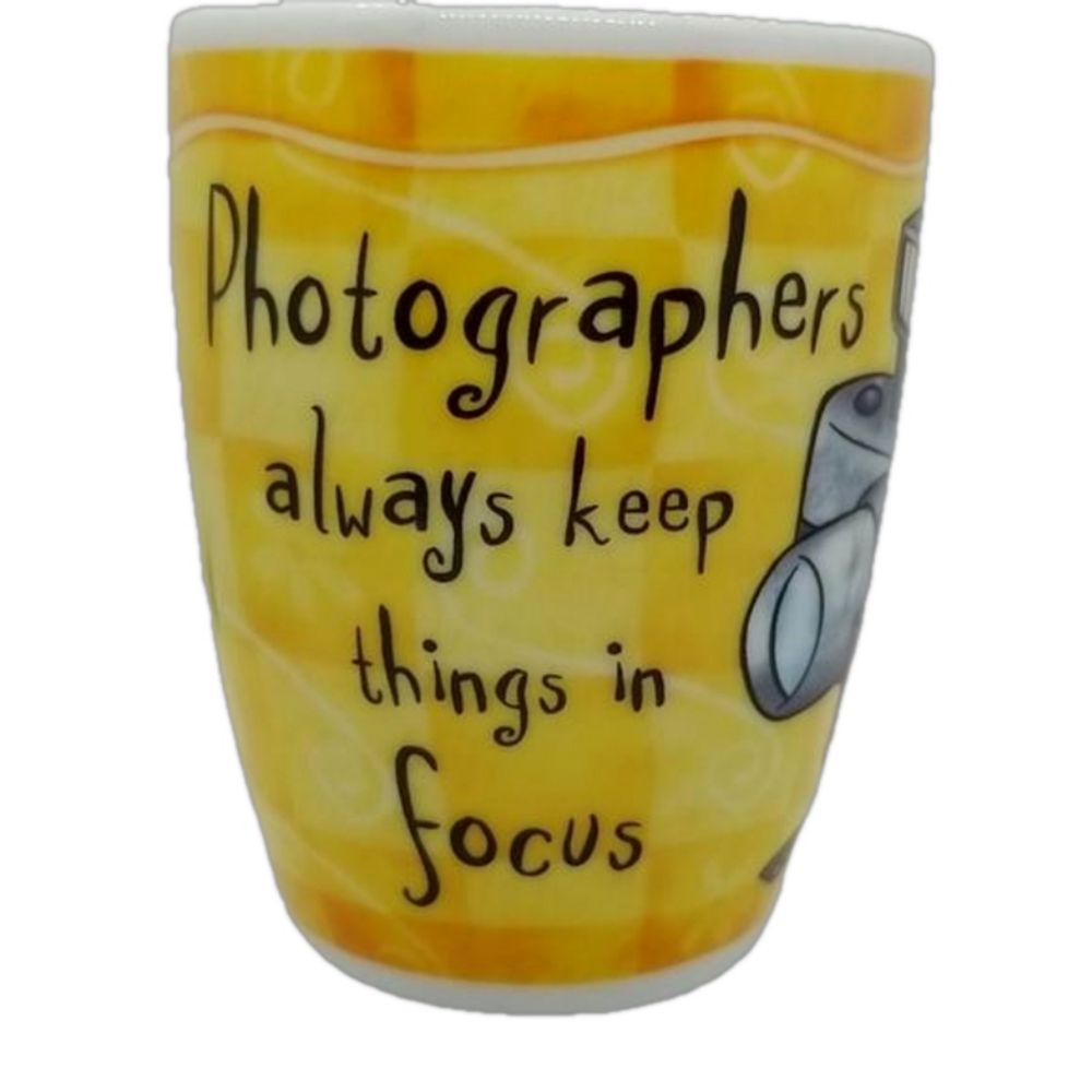 H&H Porcelain Photographer Mug